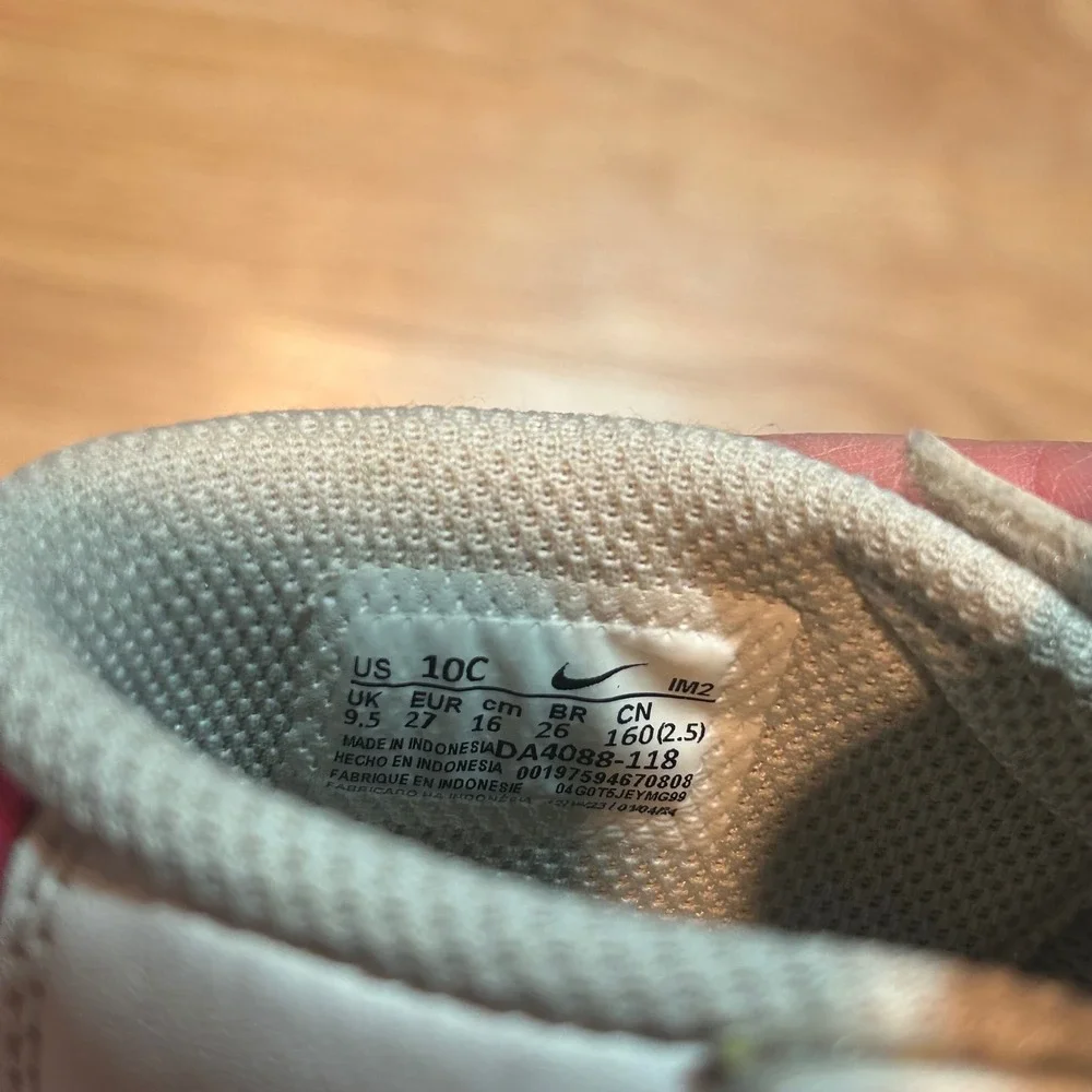 Nike Blazer Mid 77 Toddler Shoes White Pink Size 10C - Picture 6 of 6